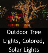 Outdoor Tree Lights, Colored, Solar Lights