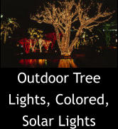 Outdoor Tree Lights, Colored, Solar Lights