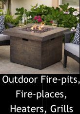 Outdoor Fire-pits, Fire-places, Heaters, Grills