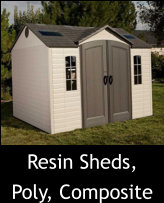 Resin Sheds, Poly, Composite