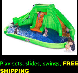 Play-sets, slides, swings, FREE SHIPPING