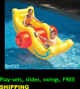 Play-sets, slides, swings, FREE SHIPPING