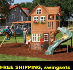 FREE SHIPPING, swingsets