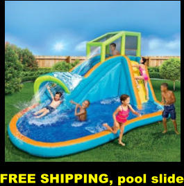 FREE SHIPPING, pool slide