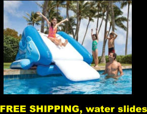 FREE SHIPPING, water slides