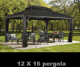 12 X 16 pergola