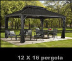 12 X 16 pergola